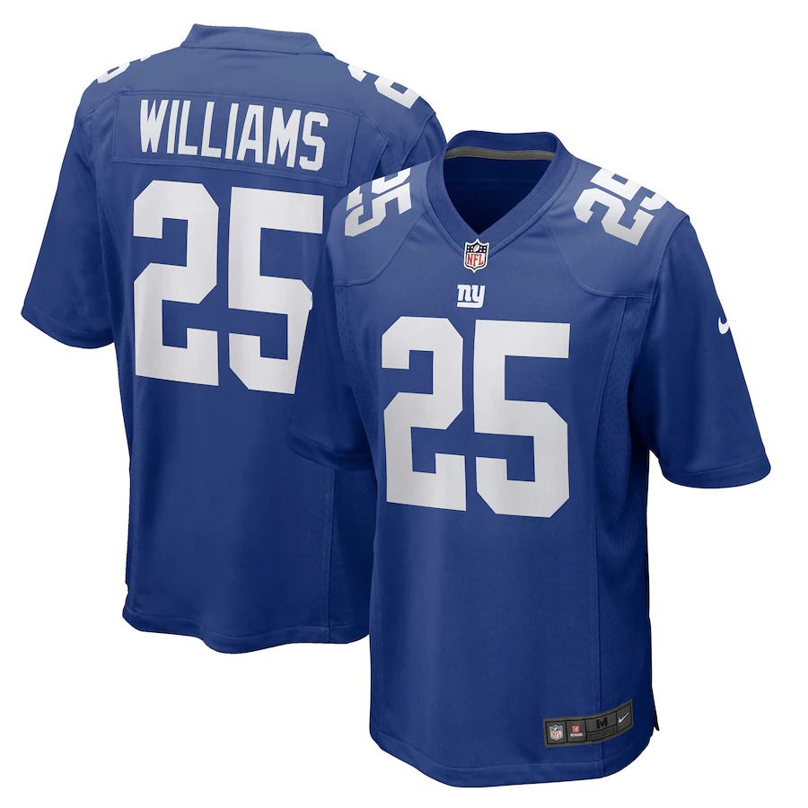 Men New York Giants #25 Rodarius Williams Nike Royal Game Player NFL Jersey